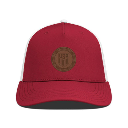 USMNT Levelwear Signal Periscope Adjustable Trucker Hat - Red/White online