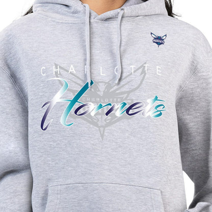 Charlotte Hornets G-III 4Her by Carl Banks Women's Shadow Logo Tri-Blend Fleece Hoodie - Gray outlet