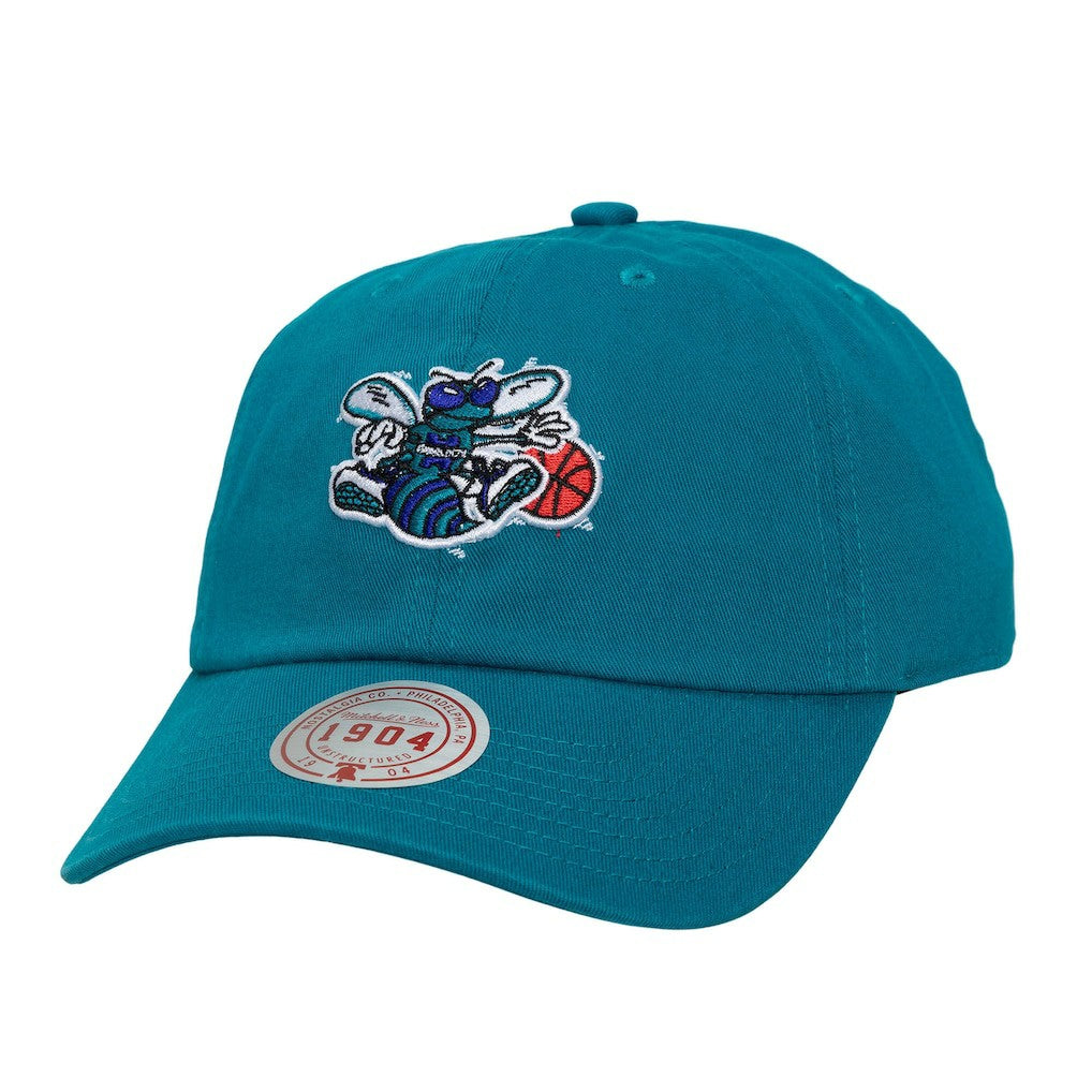 Charlotte Hornets Hardwood Classics 1904 Adjustable Hat - Teal | Mitchell & Ness for sale