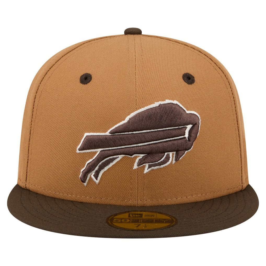 Buffalo Bills New Era Two-Tone Walnut 59FIFTY Fitted Hat - Light Brown/Dark Brown on sale