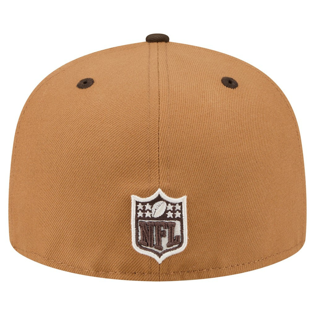 Buffalo Bills New Era Two-Tone Walnut 59FIFTY Fitted Hat - Light Brown/Dark Brown on sale
