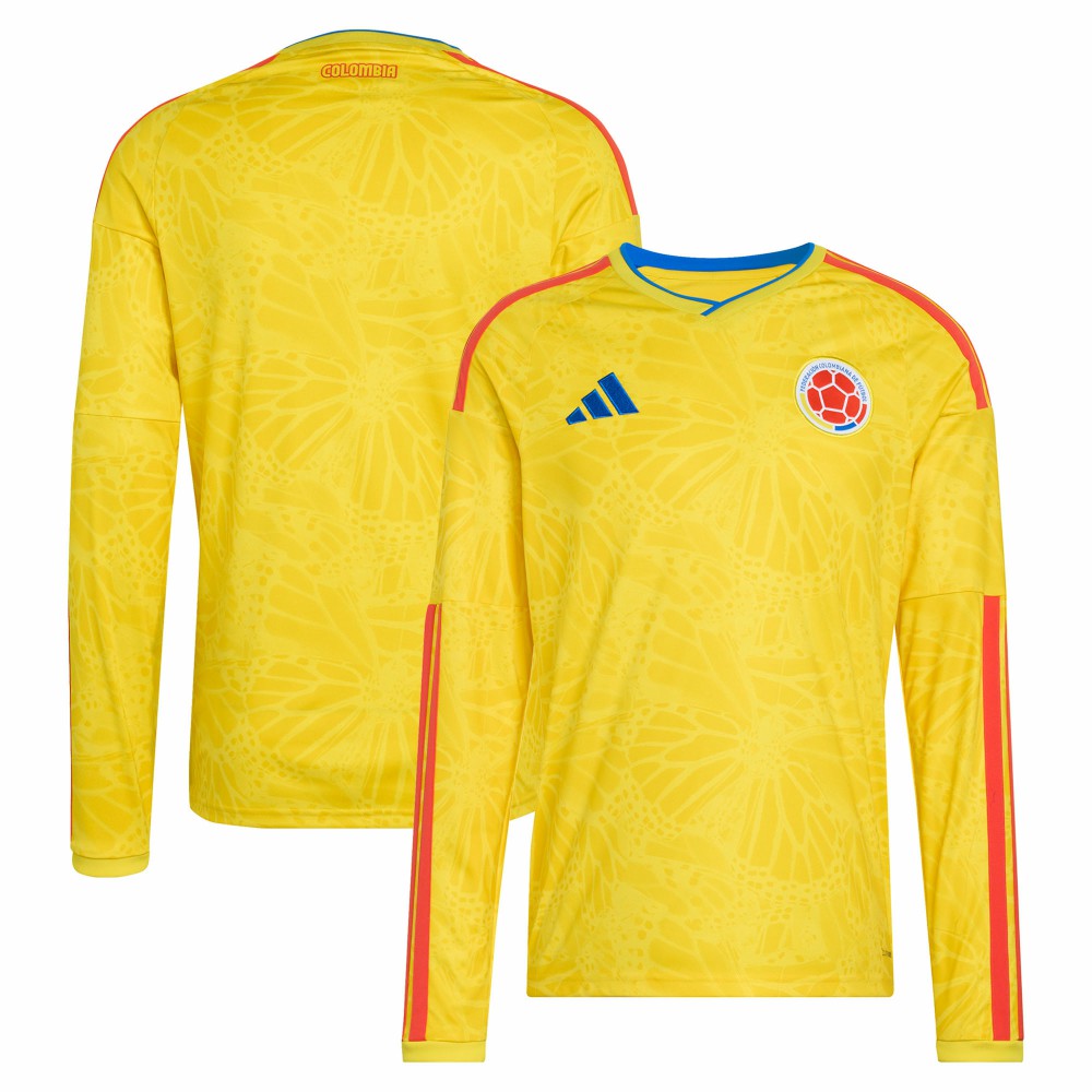 Colombia National Team FIFA x World Cup 2026 Home Replica Long Sleeve Jersey - Yellow | Adidas discount