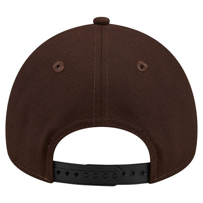 Buffalo Bills New Era Burnt Wood A-Frame 9FORTY Adjustable Hat - Dark Brown on sale