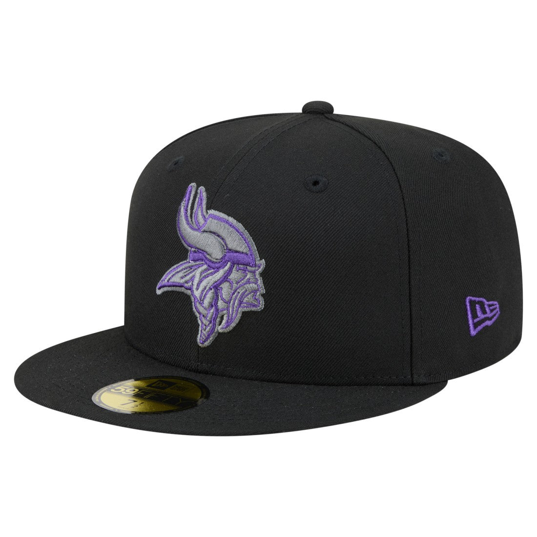 Minnesota Vikings New Era Color Pop 59FIFTY Fitted Hat - Black online