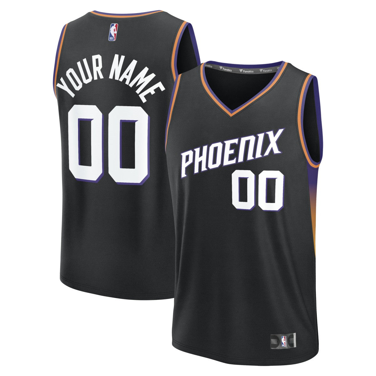 Phoenix Suns Youth Fastbreak Custom Jersey - Statement Edition - Black | Fanatics outlet