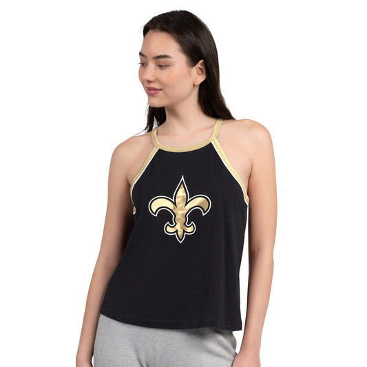 New Orleans Saints G-III 4Her by Carl Banks Women's Redemption Win Slub Tank Top - Black online