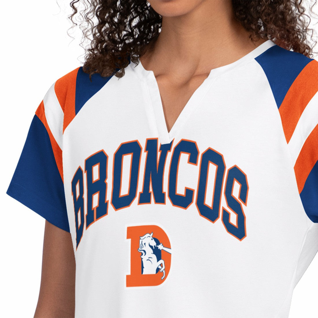 Denver Broncos Starter Women's Game On Notch Neck T-Shirt - White online