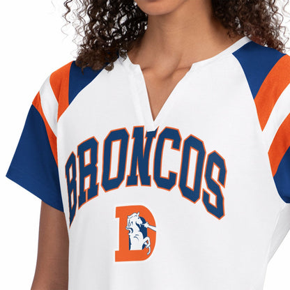 Denver Broncos Starter Women's Game On Notch Neck T-Shirt - White online
