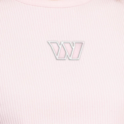 Washington Commanders Starter Women's Travel Pastels Cropped Tank - Pastel Pink for sale