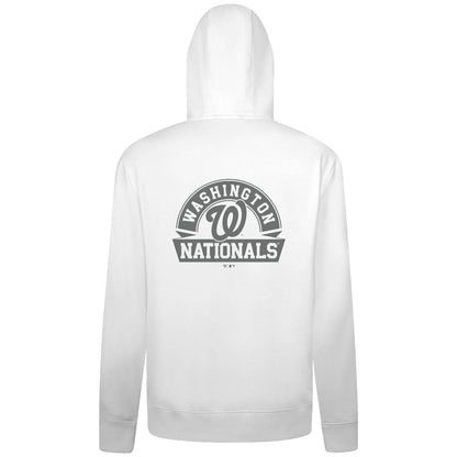 Washington Nationals Levelwear Podium Banner Arch Full-Zip Hoodie - White