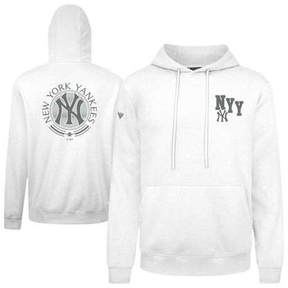 New York Yankees Levelwear Podium Grain Hoodie - White