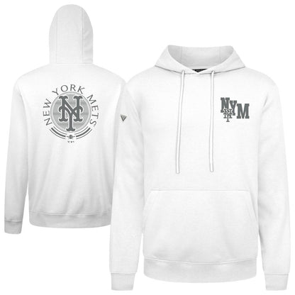 New York Mets Levelwear Podium Grain Hoodie - White
