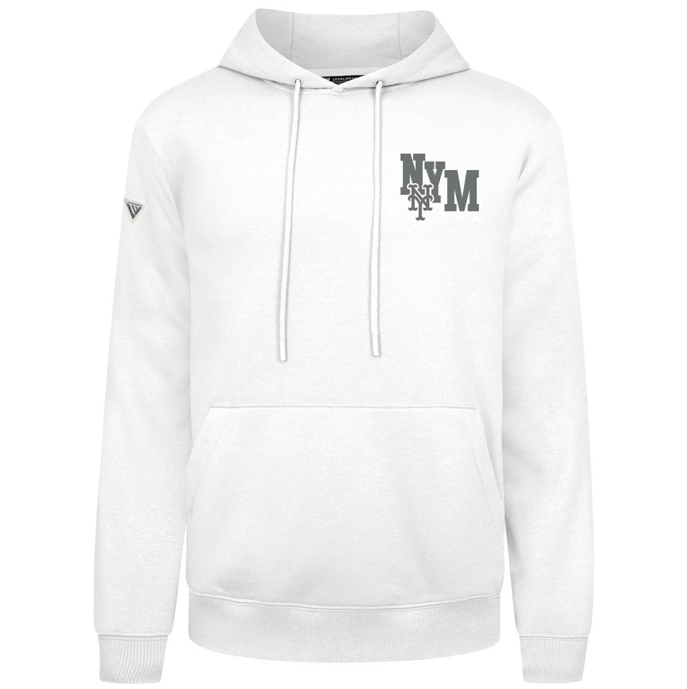 New York Mets Levelwear Podium Grain Hoodie - White