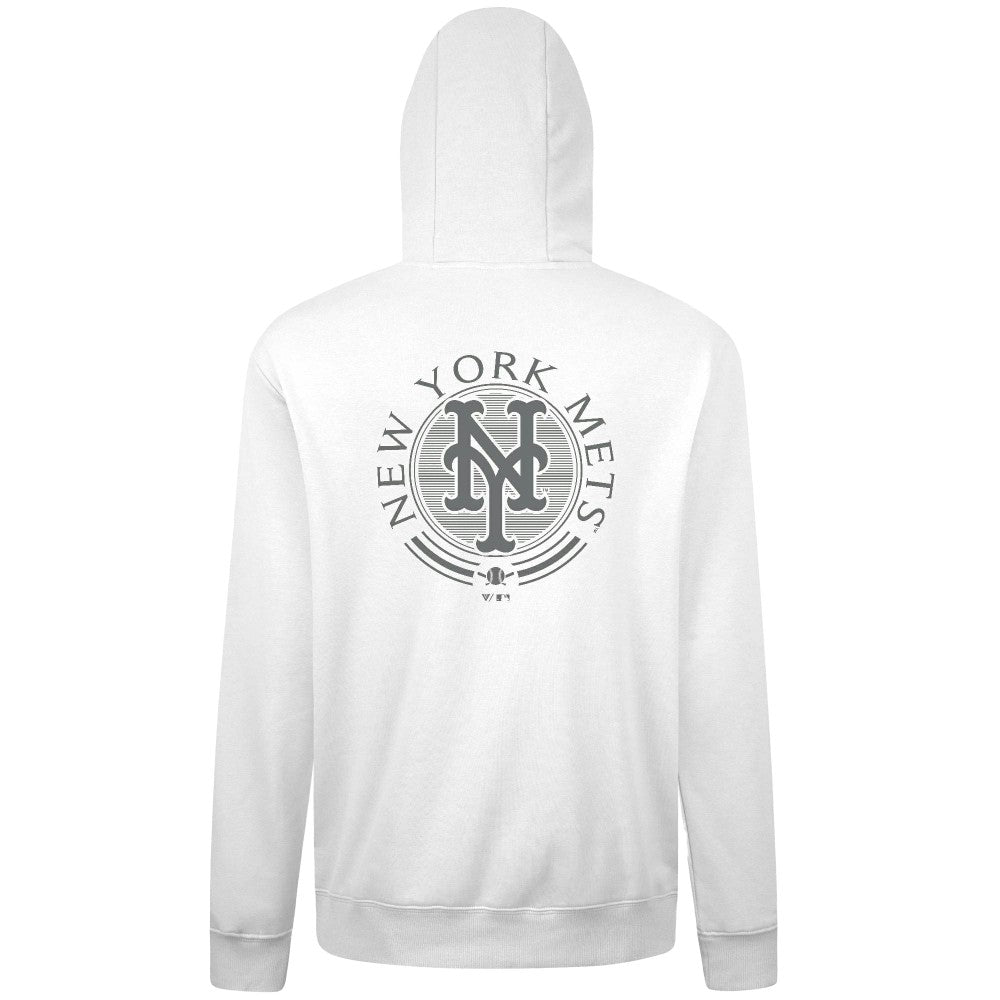 New York Mets Levelwear Podium Grain Hoodie - White