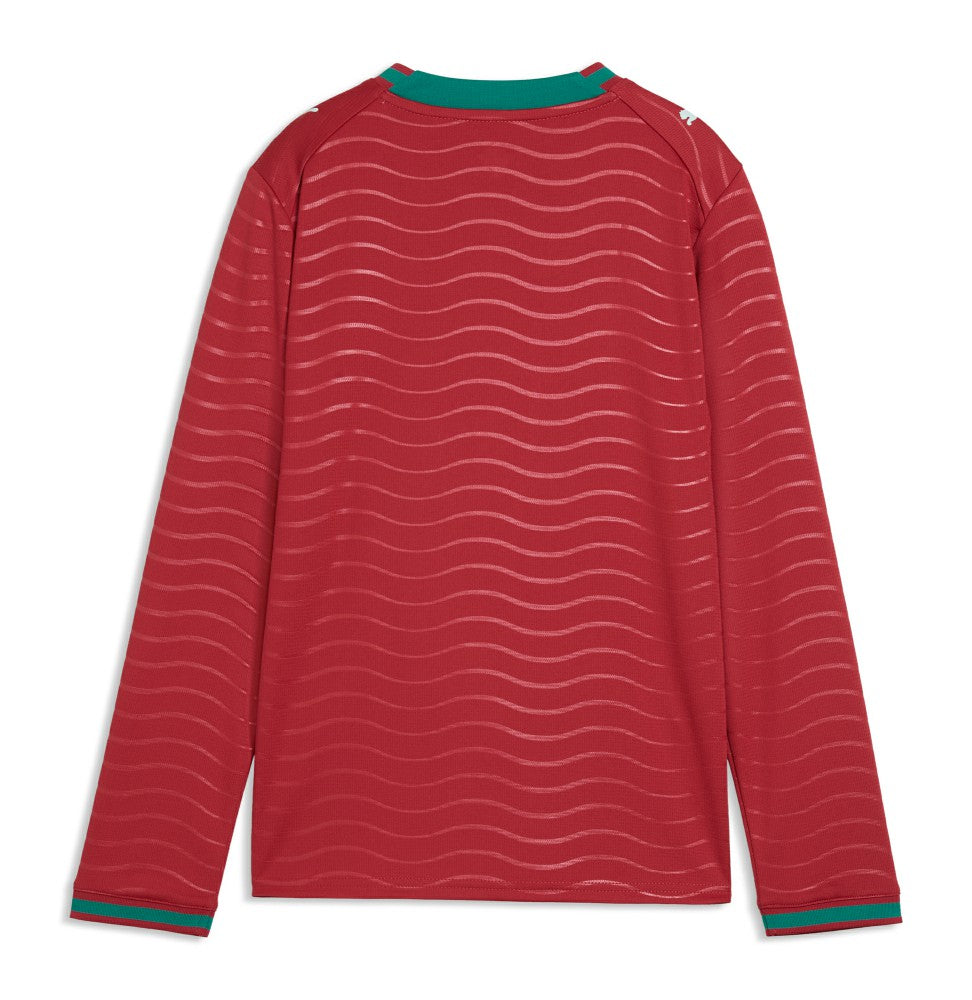 Portugal National Team Youth 2026 Home Replica Long Sleeve Jersey - Red | Puma for sale