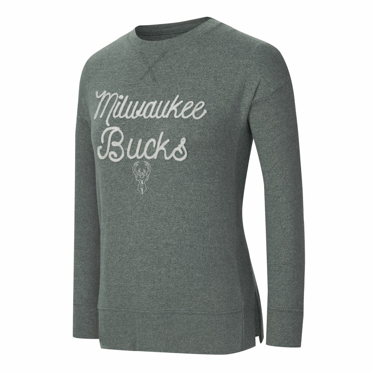 Milwaukee Bucks Concepts Sport Women's Rigor Long Sleeve Jersey T-Shirt - Hunter Green cheap