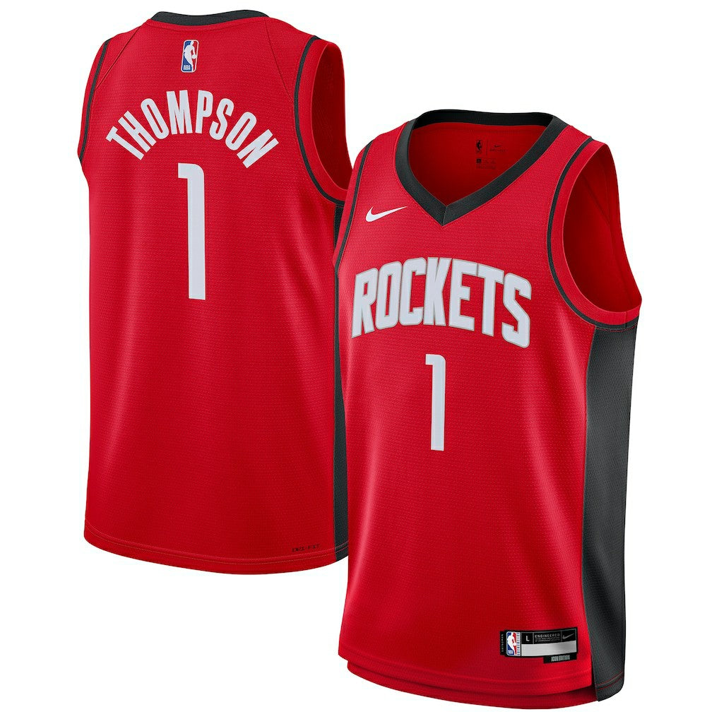Amen Thompson Houston Rockets Youth Swingman Jersey - Icon Edition - Red | Nike for sale