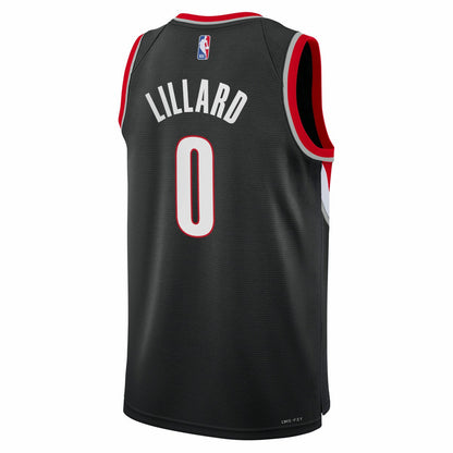 Damian Lillard Portland Trail Blazers Youth Swingman Jersey - Icon Edition - Black | Nike sale