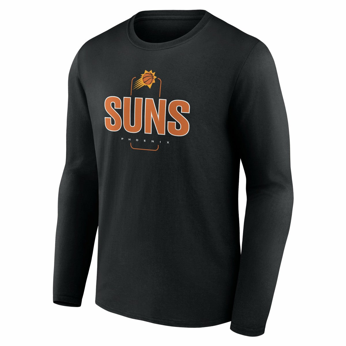 Phoenix Suns Center Court Name & Number Custom Long Sleeve T-Shirt - Black sale