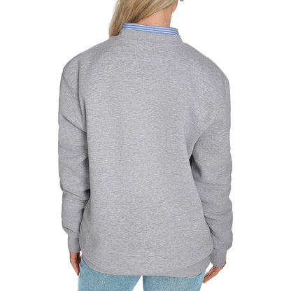 Atlanta Hawks Starter Women's Arch Stripe Fleece Crewneck Sweatshirt - Gray outlet