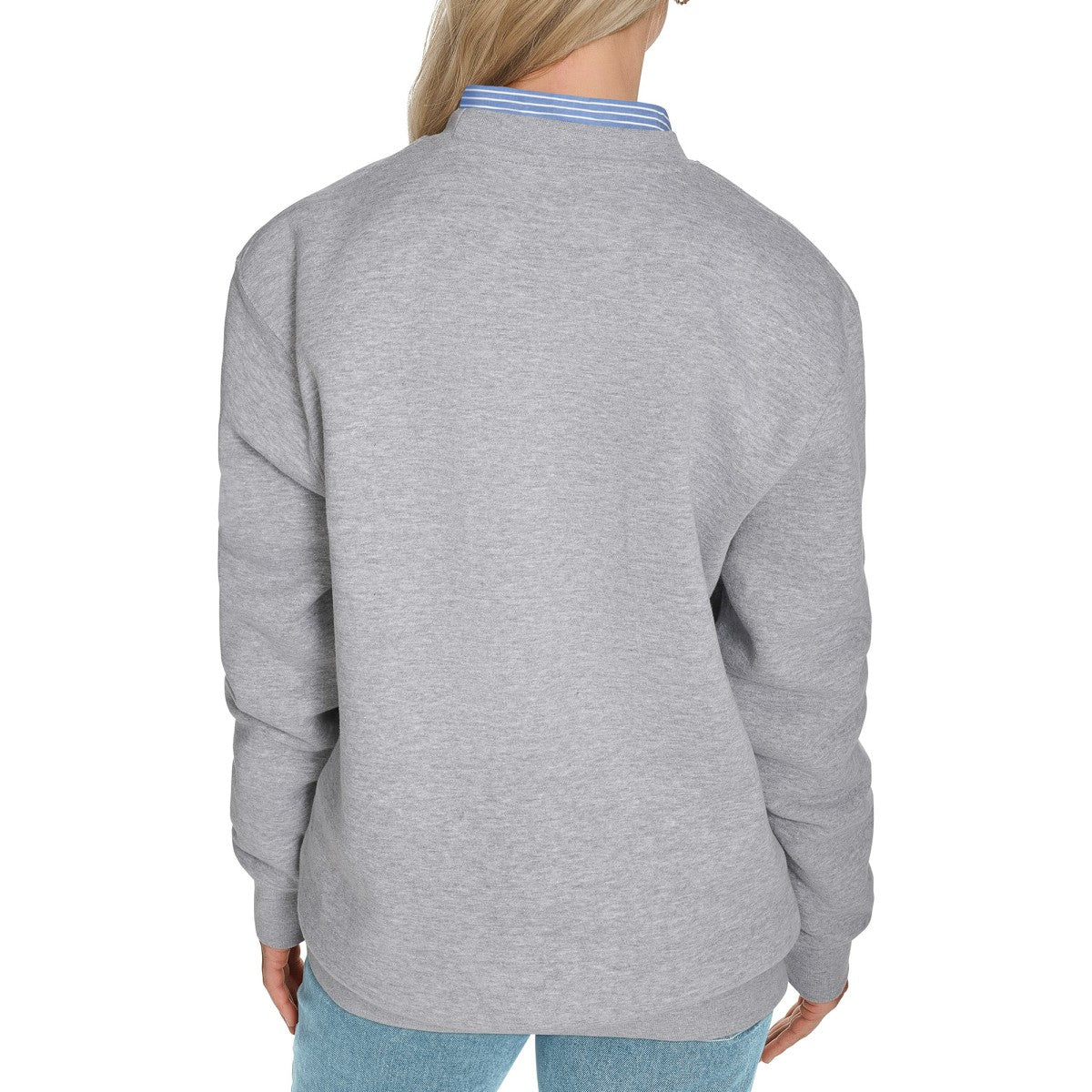 Washington Wizards Starter Women's Arch Stripe Fleece Crewneck Sweatshirt - Gray shop