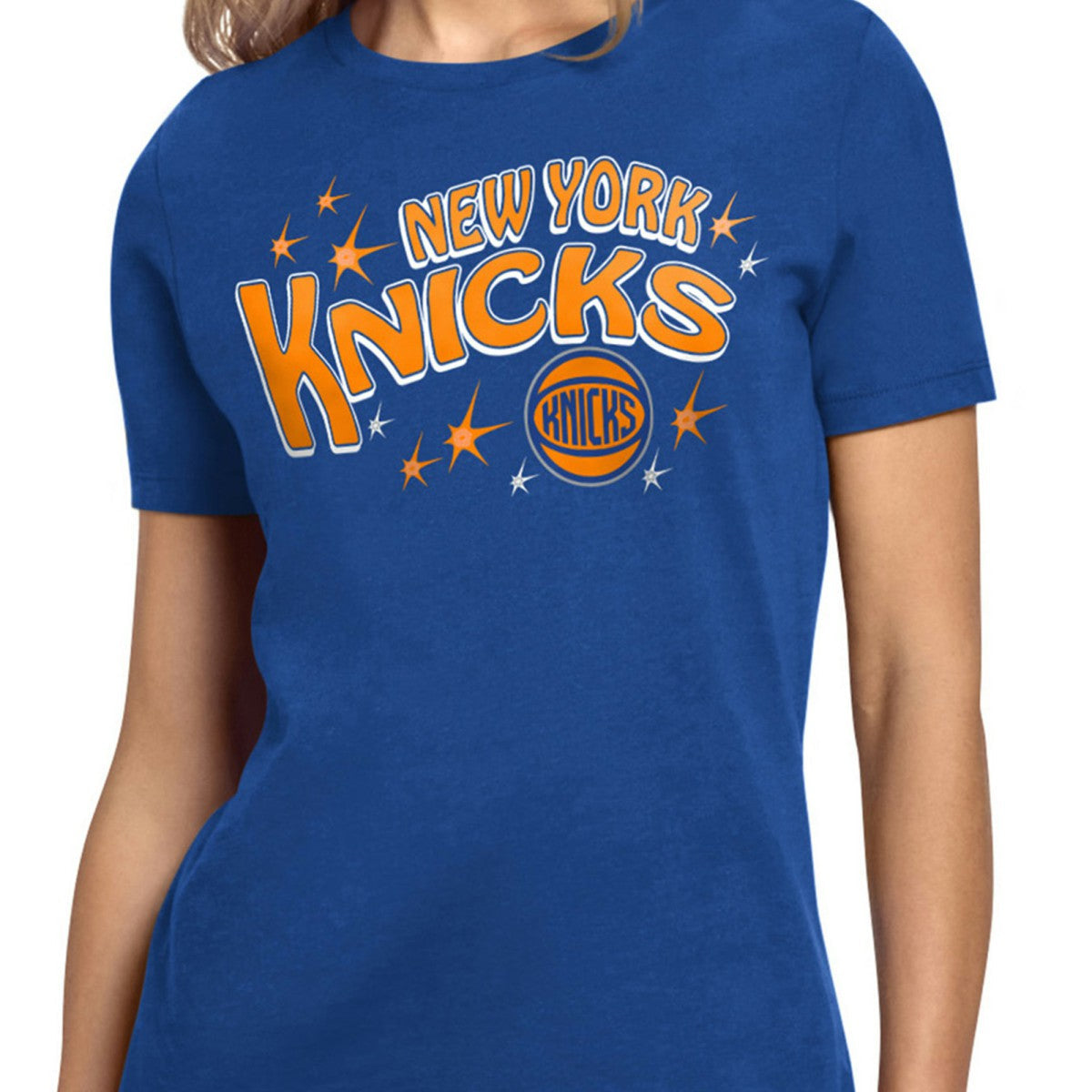 New York Knicks Starter Women's Fireworks T-Shirt - Blue cheap