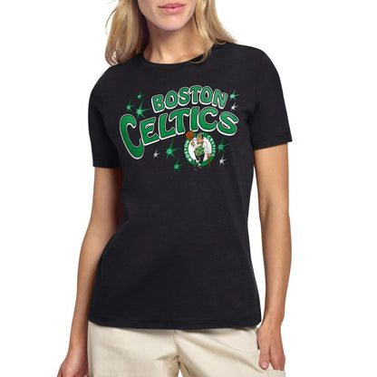Boston Celtics Starter Women's Fireworks T-Shirt - Black outlet