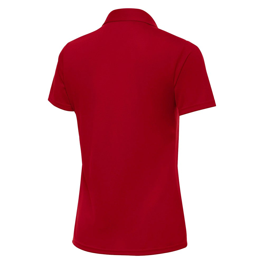 Spain National Team Antigua Women's Statement Y-Neck Polo - Red for sale