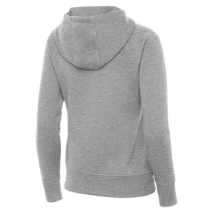 Spain National Team Antigua Women's Takeover Fleece Raglan Full-Zip Hoodie - Heather Gray sale