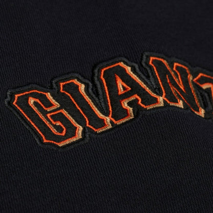 San Francisco Giants Women's Pep Rally Sweatshirt - Black | Mitchell & Ness
