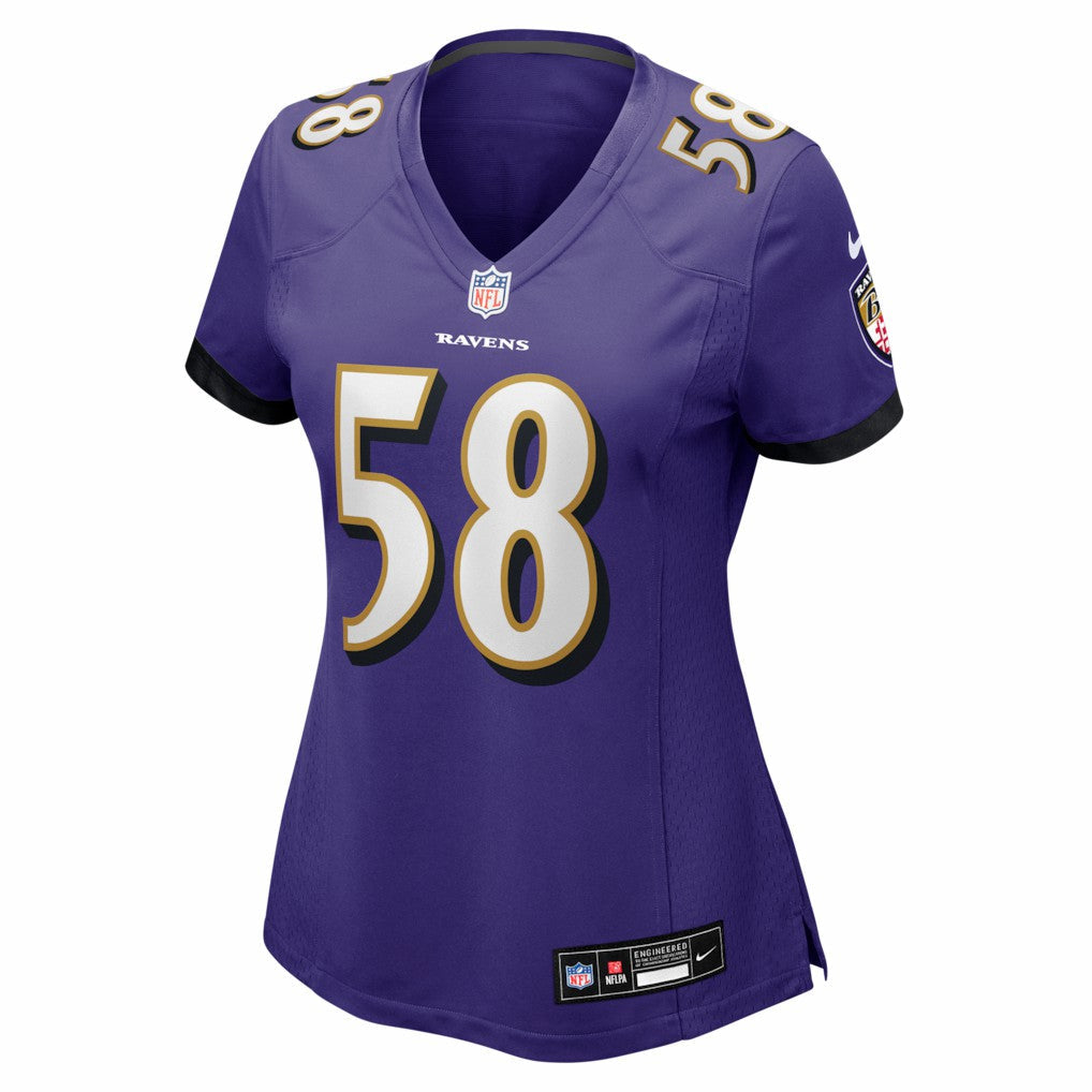 Taven Bryan Baltimore Ravens Women's Team Game Jersey - Purple | Nike cheap