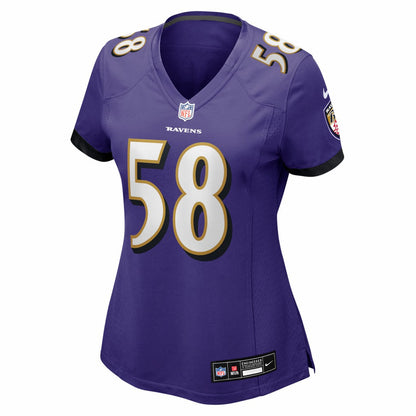 Taven Bryan Baltimore Ravens Women's Team Game Jersey - Purple | Nike cheap