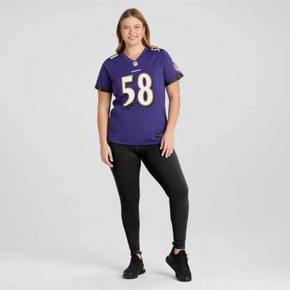 Taven Bryan Baltimore Ravens Women's Team Game Jersey - Purple | Nike cheap