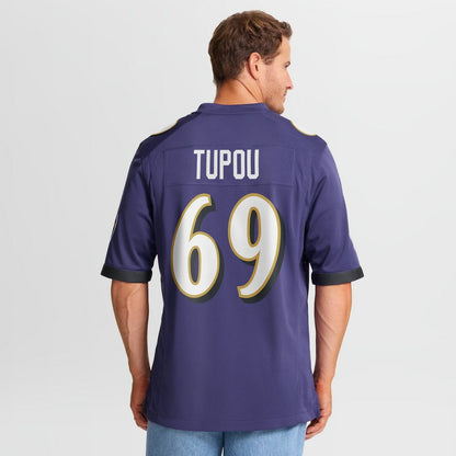 Josh Tupou Baltimore Ravens Team Game Jersey - Purple | Nike online