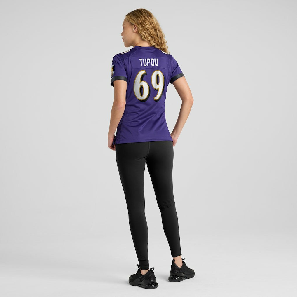Josh Tupou Baltimore Ravens Women's Team Game Jersey - Purple | Nike on sale