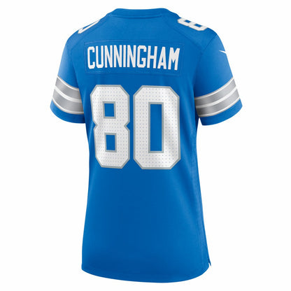 Malik Cunningham Detroit Lions Women's Team Game Jersey - Blue | Nike on sale