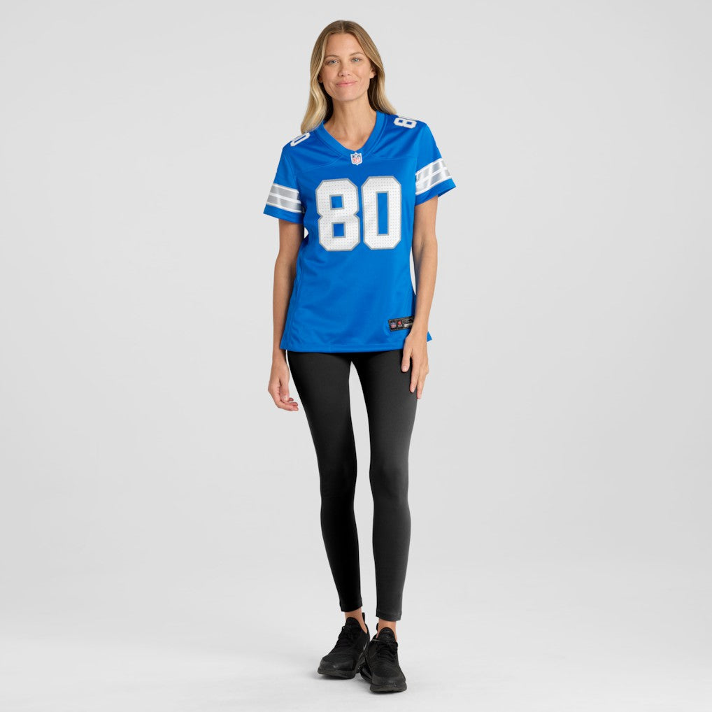 Malik Cunningham Detroit Lions Women's Team Game Jersey - Blue | Nike on sale