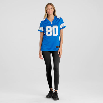 Malik Cunningham Detroit Lions Women's Team Game Jersey - Blue | Nike on sale