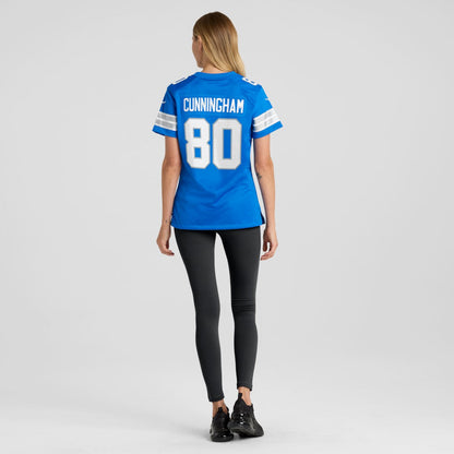 Malik Cunningham Detroit Lions Women's Team Game Jersey - Blue | Nike on sale