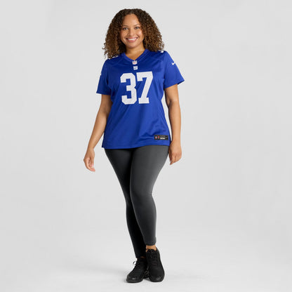 Younghoe Koo New York Giants Women's Team Game Jersey - Royal | Nike for sale