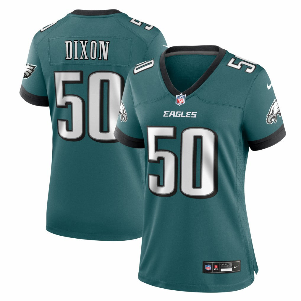 Lance Dixon Philadelphia Eagles Women's Team Game Jersey - Midnight Green | Nike outlet