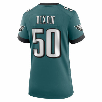 Lance Dixon Philadelphia Eagles Women's Team Game Jersey - Midnight Green | Nike outlet
