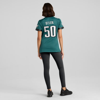 Lance Dixon Philadelphia Eagles Women's Team Game Jersey - Midnight Green | Nike outlet