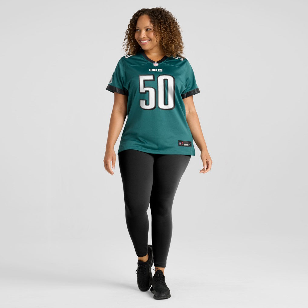 Lance Dixon Philadelphia Eagles Women's Team Game Jersey - Midnight Green | Nike outlet