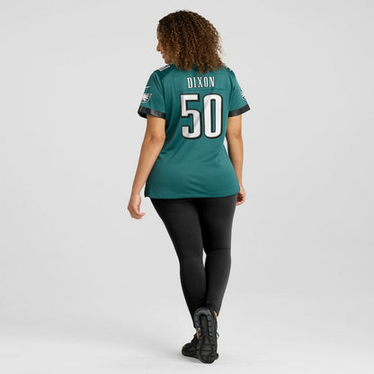 Lance Dixon Philadelphia Eagles Women's Team Game Jersey - Midnight Green | Nike outlet