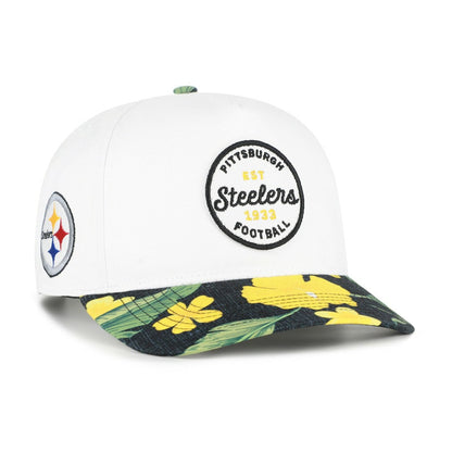 Pittsburgh Steelers '47 Beach Side Hitch Adjustable Hat - White/Black sale