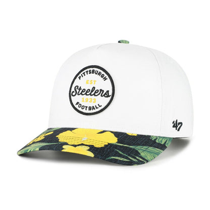 Pittsburgh Steelers '47 Beach Side Hitch Adjustable Hat - White/Black sale