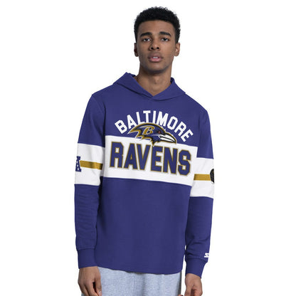 Baltimore Ravens Starter Fullback Jersey Hoodie - Purple discount