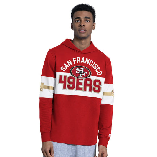 San Francisco 49ers Starter Fullback Jersey Hoodie - Scarlet discount