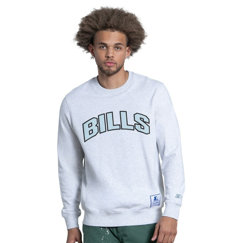 Buffalo Bills Starter Faceoff Fleece Sweatshirt - Ash online